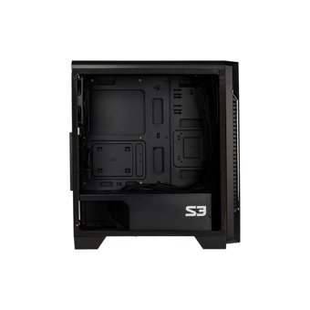 Zalman S3 ATX Mesh Sıvı Soğutmalı 8 Fanlı Siyah Dikey Kullanım Mid Tower Oyuncu Bilgisayar Kasası