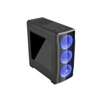 Frisby FC-9235G RGB 5 Fanlı Siyah Dikey Kullanım ATX Oyuncu Bilgisayar Kasası