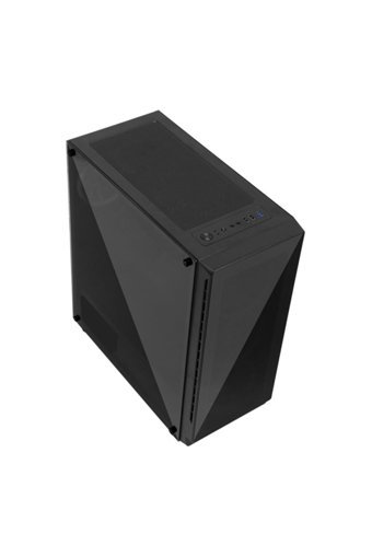 Gameforce Glass Large RGB Mesh Sıvı Soğutmalı 6 Fanlı Siyah Dikey Kullanım Mid Tower Oyuncu Bilgisayar Kasası