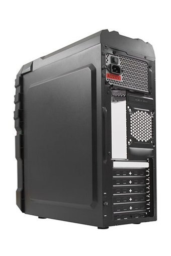 Rampage Favory Peak 2 Fanlı Siyah Dikey Kullanım Mid Tower Oyuncu Bilgisayar Kasası