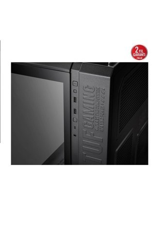 Asus Tuf Gaming GT502 RGB Mesh Sıvı Soğutmalı 13 Fanlı Siyah Dikey Kullanım Mid Tower Oyuncu Bilgisayar Kasası