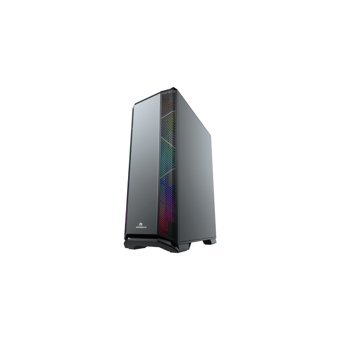 GameBooster GB-G5170B RGB Mesh Sıvı Soğutmalı 4 Fanlı Siyah Dikey Kullanım Mid Tower Oyuncu Bilgisayar Kasası