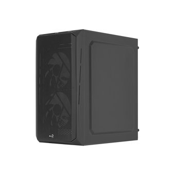 Aerocool CS-107 FRGB RGB Mesh Sıvı Soğutmalı 3 Fanlı Siyah Dikey Kullanım Micro ATX Oyuncu Bilgisayar Kasası