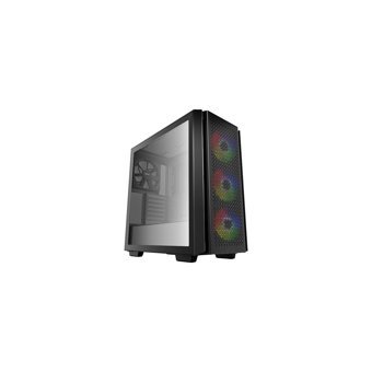 Deepcool CG560 RGB Mesh Sıvı Soğutmalı 8 Fanlı Siyah Dikey Kullanım Mid Tower Oyuncu Bilgisayar Kasası