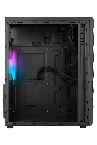 Rampage Arc-X RGB Sıvı Soğutmalı 4 Fanlı Siyah Dikey Kullanım ATX Oyuncu Bilgisayar Kasası