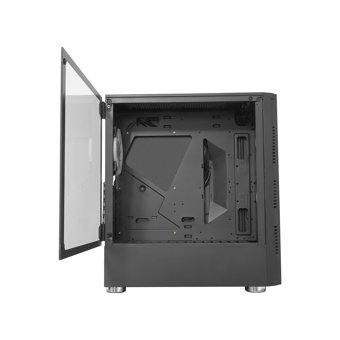Frisby FC-9270G RGB Sıvı Soğutmalı 6 Fanlı Siyah Dikey Kullanım Mid Tower Oyuncu Bilgisayar Kasası