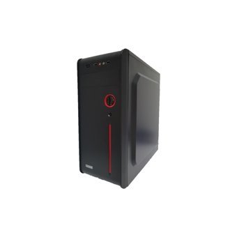 Canar 939 Red 2 Fanlı Siyah Dikey Kullanım E-ATX Boş Bilgisayar Kasası