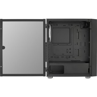 Aerocool Graphite RGB Mesh Sıvı Soğutmalı 3 Fanlı Siyah Dikey Kullanım Mid Tower Oyuncu Bilgisayar Kasası