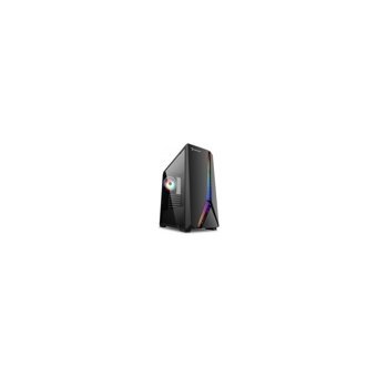 GamePower Mythril RGB Mesh Sıvı Soğutmalı 1 Fanlı Siyah Dikey Kullanım Mid Tower Oyuncu Bilgisayar Kasası