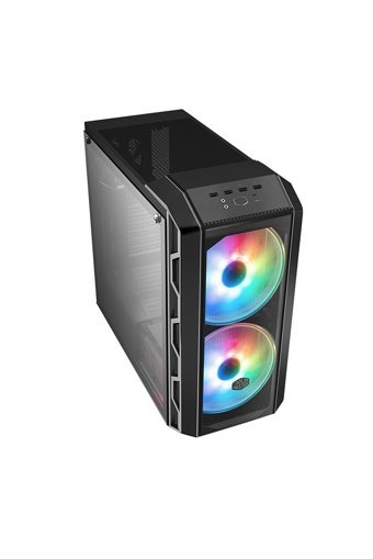 Asus Coolermaster H500 RGB Mesh Sıvı Soğutmalı 6 Fanlı Siyah Dikey Kullanım Mid Tower Oyuncu Bilgisayar Kasası