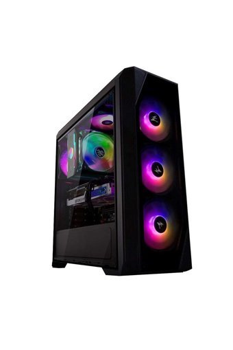Zalman N5 TF RGB Mesh Sıvı Soğutmalı 9 Fanlı Siyah Dikey Kullanım ATX Oyuncu Bilgisayar Kasası