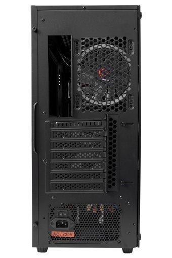 Rampage X-Titan RGB Mesh 4 Fanlı Siyah Dikey Kullanım Full Tower Oyuncu Bilgisayar Kasası
