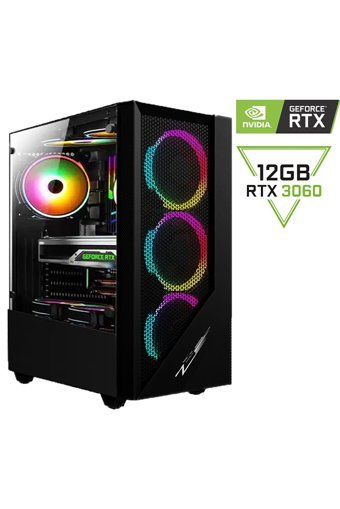 Gameline Rx60 RGB Mesh 8 Fanlı Siyah Dikey Kullanım Mid Tower Toplanmış Bilgisayar Kasası