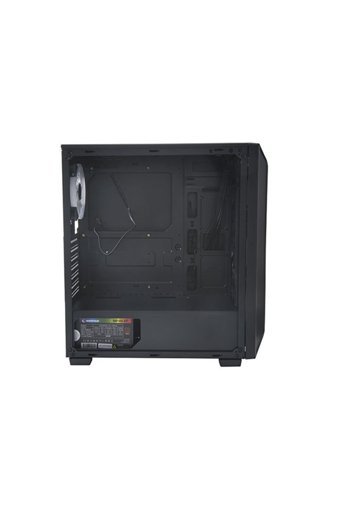 Rampage Saioler RGB Mesh 4 Fanlı Siyah Dikey Kullanım ATX Oyuncu Bilgisayar Kasası