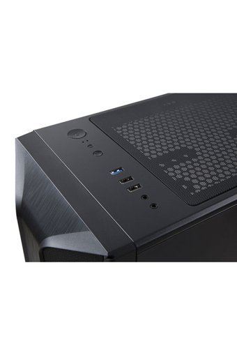 Rampage Saioler RGB Mesh 4 Fanlı Siyah Dikey Kullanım ATX Oyuncu Bilgisayar Kasası
