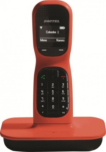 Switel DF 1001 Colombo One 250 Kayıt 1 Ahize Telsiz Telefon Mavi
