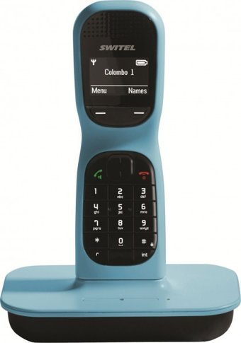 Switel DF 1001 Colombo One 250 Kayıt 1 Ahize Telsiz Telefon Mavi