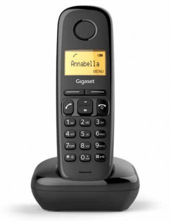 Gigaset A170 50 Kayıt 1 Ahize Telsiz Telefon Siyah