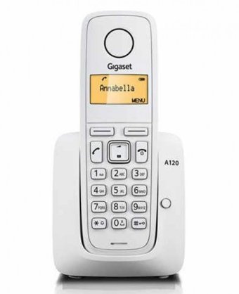 Gigaset A120 50 Kayıt 1 Ahize Telsiz Telefon Beyaz