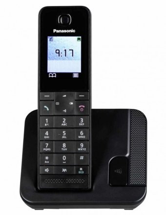 Panasonic KX-TGH210 200 Kayıt 1 Ahize Telsiz Telefon Siyah