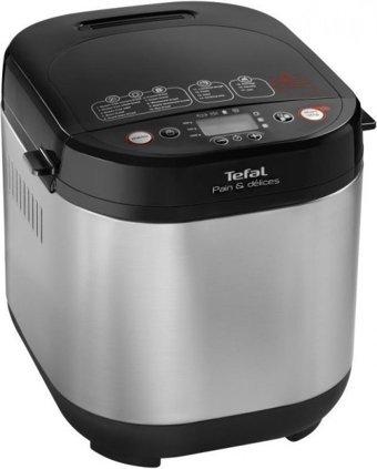 Tefal Pain Delices Tek Hazneli 3 Karıştırıcılı Zaman Ayarlı 700 W Inox Ekmek Yapma Makinesi