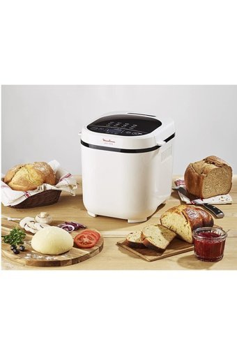 Moulinex Ow210130 Tek Hazneli 3 Karıştırıcılı Zaman Ayarlı 720 W Beyaz Ekmek Yapma Makinesi