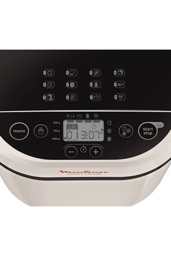 Moulinex Ow210130 Tek Hazneli 3 Karıştırıcılı Zaman Ayarlı 720 W Beyaz Ekmek Yapma Makinesi