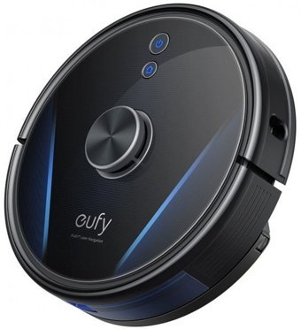 Anker Eufy RoboVac LR30 Hybrid Haritalı Moplu Çift Fırçalı 3000 Pa Siyah Robot Süpürge ve Paspas