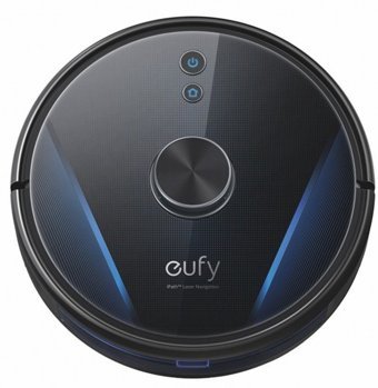 Anker Eufy RoboVac LR30 Hybrid Haritalı Moplu Çift Fırçalı 3000 Pa Siyah Robot Süpürge ve Paspas
