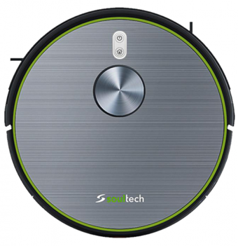 Soultech RB002 Haritalı Moplu Çift Fırçalı Hepa Filtreli 2700 Pa Gri Robot Süpürge ve Paspas