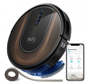 Anker Eufy RoboVac G30 Hybrid Haritalı Moplu Islak Kuru 2000 Pa Siyah Robot Süpürge ve Paspas