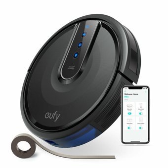 Anker Eufy RoboVac 35C Çift Fırçalı Hepa Filtreli Kuru 1500 Pa Siyah Robot Süpürge