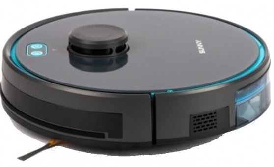 Sunny SN7RBT02 Hero Power Haritalı Moplu Çift Fırçalı Hepa Filtreli 2000 Pa Siyah Robot Süpürge ve Paspas