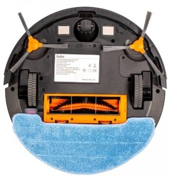 Robx HB01 Moplu Çift Fırçalı Hepa Filtreli 3300 Pa Beyaz Robot Süpürge ve Paspas