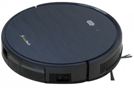 Soultech RB001 Moplu Çift Fırçalı Hepa Filtreli 2700 Pa Siyah Robot Süpürge ve Paspas