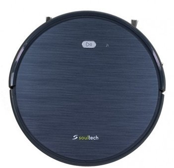 Soultech RB001 Moplu Çift Fırçalı Hepa Filtreli 2700 Pa Siyah Robot Süpürge ve Paspas