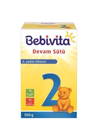 Bebivita Laktozsuz Tahılsız 2 Numara Devam Sütü 500 gr