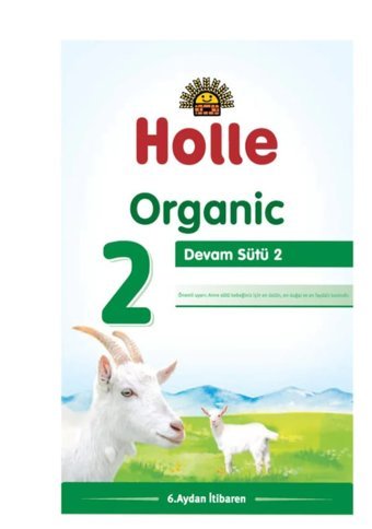 Holle Keçi Sütlü Laktozsuz Organik 2 Numara Devam Sütü 400 gr