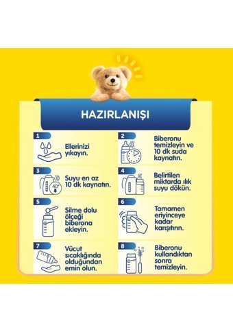 Bebelac 5'i 1 Arada Laktozsuz Tahılsız 4 Numara Devam Sütü 250 gr