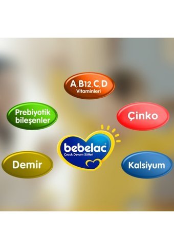 Bebelac 5'i 1 Arada Laktozsuz Tahılsız 4 Numara Devam Sütü 250 gr