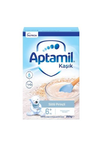 Aptamil Pirinçli Laktozsuz Tahıllı Probiyotikli Kaşık Maması 250 gr