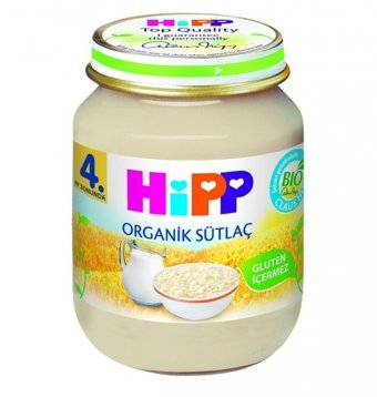 HiPP Sütlaç Laktozsuz Tahılsız Glutensiz Organik Kavanoz Maması 125 gr