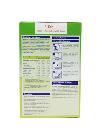 HiPP Laktozsuz Tahıllı Organik Kaşık Maması 200 gr
