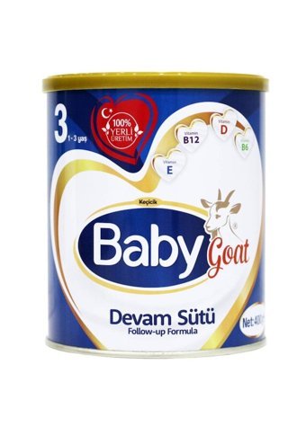 Baby Goat Keçi Sütlü Laktozsuz Tahılsız 3 Numara Devam Sütü 400 gr