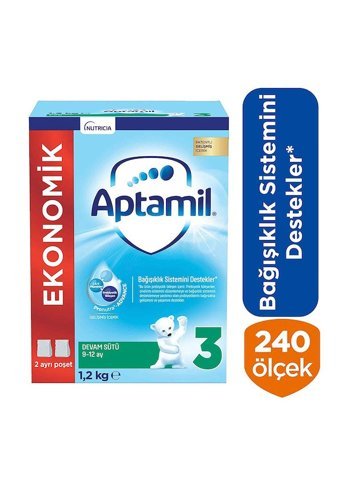 Aptamil Laktozsuz Tahılsız Probiyotikli 3 Numara Devam Sütü 1200 gr