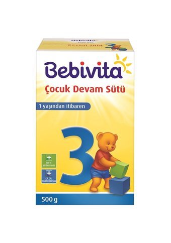 Bebivita Laktozsuz Tahılsız 3 Numara Devam Sütü 500 gr