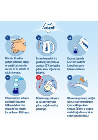 Aptamil Laktozsuz Tahılsız Probiyotikli 3 Numara Devam Sütü 900 gr