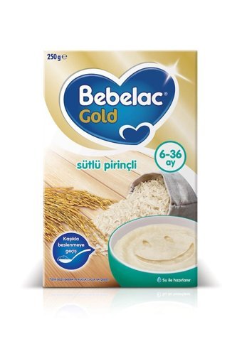 Bebelac Gold Pirinçli Laktozsuz Tahıllı Kaşık Maması 250 gr
