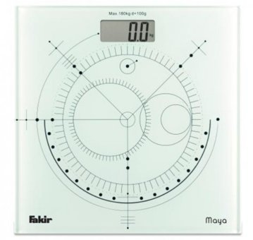 Fakir Maya Cam Dijital Tartı Beyaz