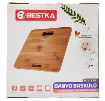Bestka BSK-903 Ahşap Dijital Tartı